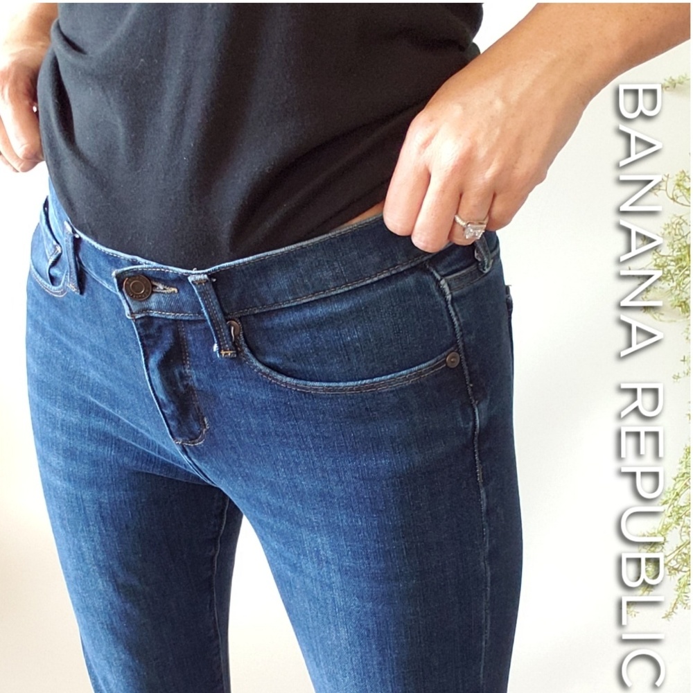 BANANA REPUBLIC Crop Skinny Stretch Jeans - Sz 28